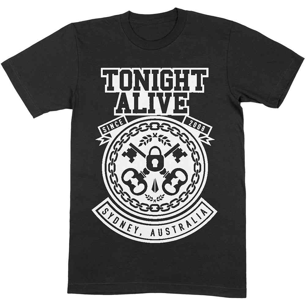 Tonight Alive - TA Keys Heren Tshirt - Zwart